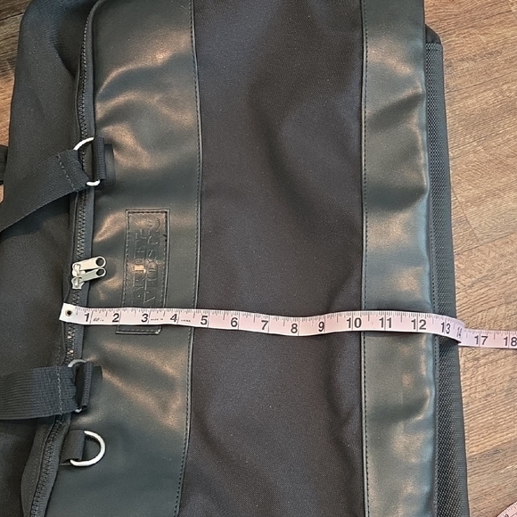 Harley-Davidson Black Dufflebag Canvas And Faux Leather 22" X 12" X 9" - Picture 9 of 9